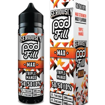 Seriously Pod Fill Max 50/50 40ml + 1 Nic £6