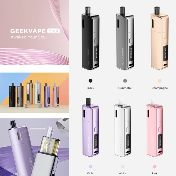 Geekvape Soul Pod Kit | 20 Avalanche Vapes Geekvape Soul Pod Kit | 20 Avalanche Vapes