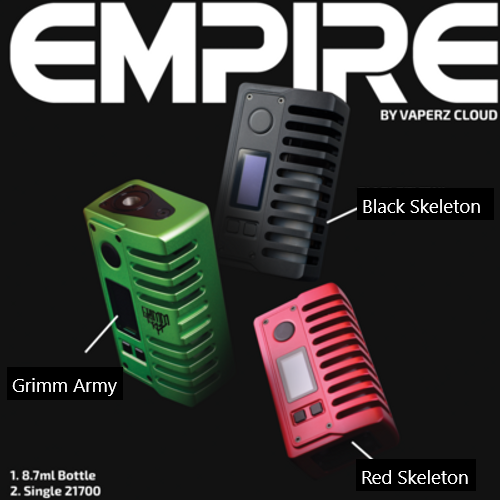 Vaperz Cloud Empire Project Box Mod – Avalanche Vapes