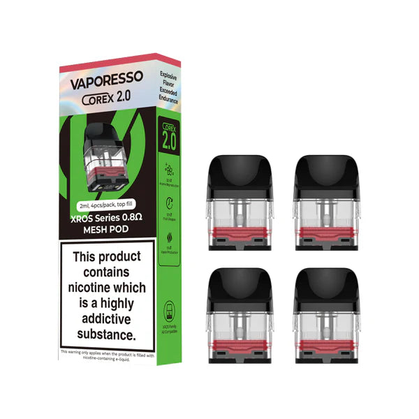 Vaporesso XROS 2.0/3.0 COREX Pods (4 pack) £8