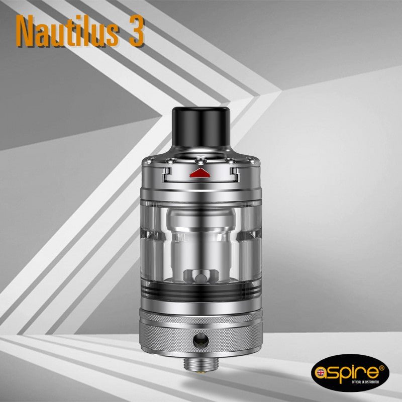Aspire Nautilus 3 Tank | £12 - Avalanche Vapes Stainless Steel