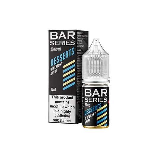 Bar Series Desserts Nic Salt | £2 - Avalanche Vapes Blueberry Swirl10mg