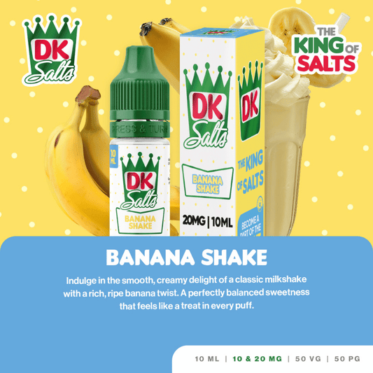 Donut King Nic Salt | £2 - Avalanche Vapes Banana Shake10mg