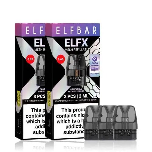ElfBar ElfX Pods | £7 - Avalanche Vapes 0.6 Ω