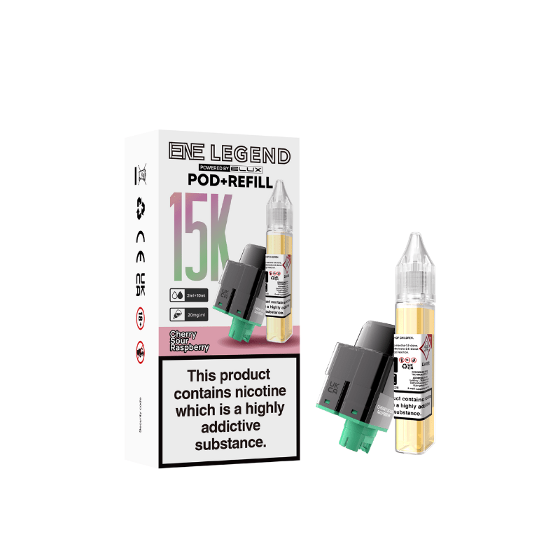 ENE 15K Prefilled Pods | £6 - Avalanche Vapes Cherry Sour RaspberryPODS