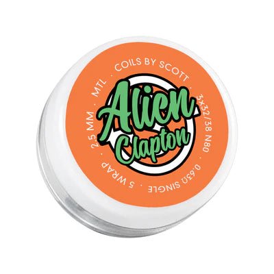 Hand Made Coils by Scott | From £4 - Avalanche Vapes 0.11 Ω Alien Clapton