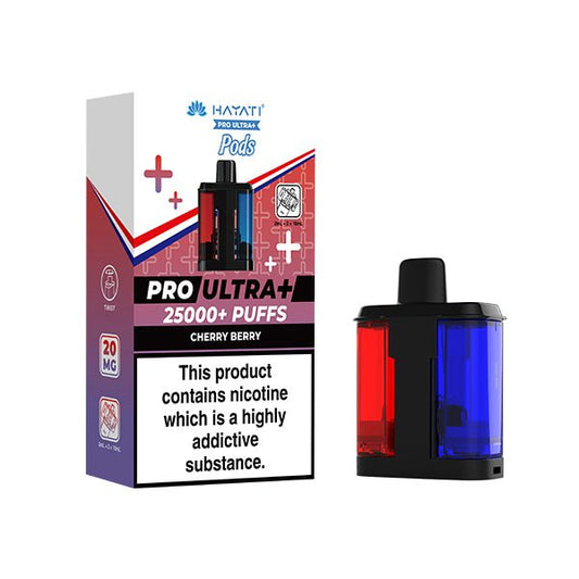 Hayati Pro Ultra+ PODS | £7 - Avalanche Vapes Cherry BerryPODS