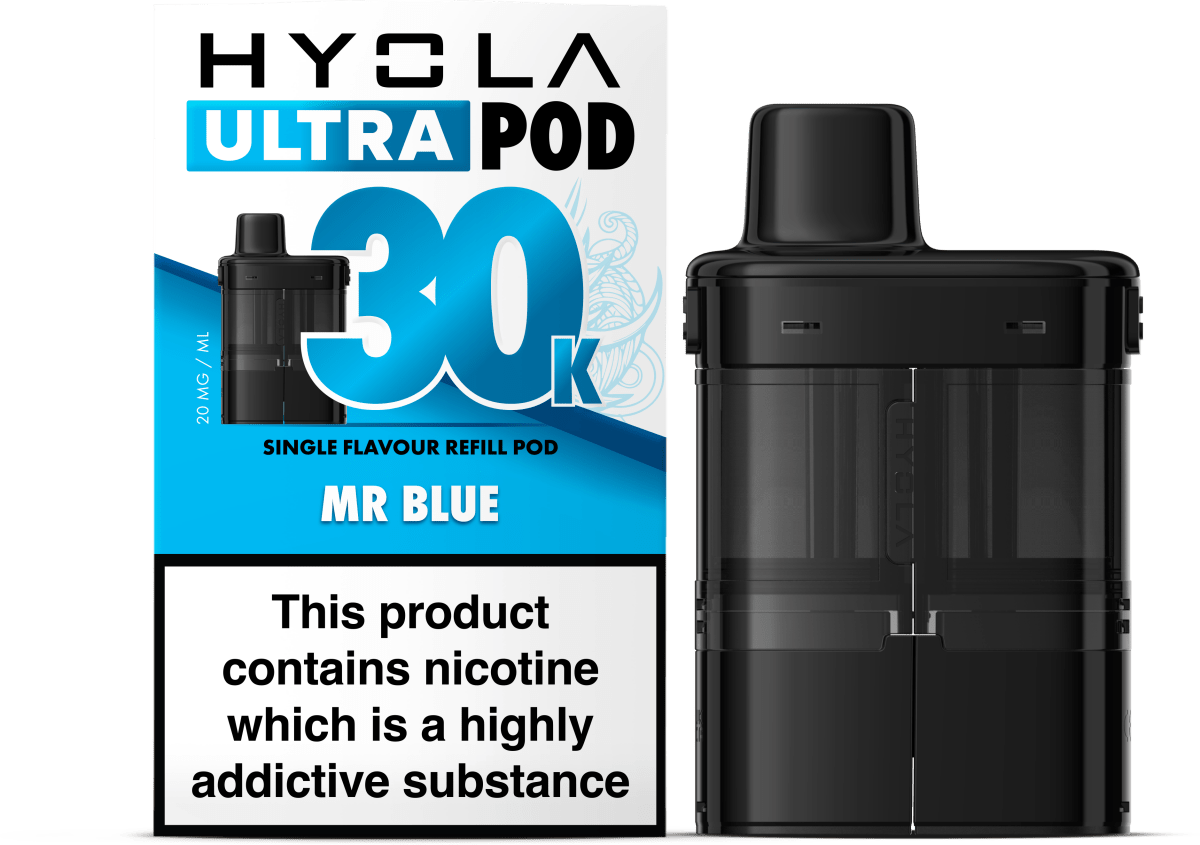 Hyola Ultra 30K Prefilled Pods | £6 - Avalanche Vapes Mr BluePODS
