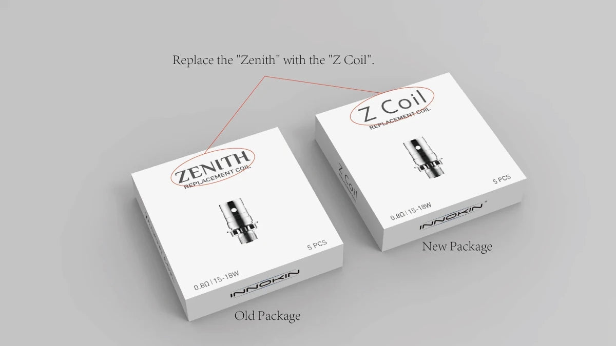 Innokin Z (Zenith) Coils | £9 - Avalanche Vapes 0.48 Ω Plex 3D