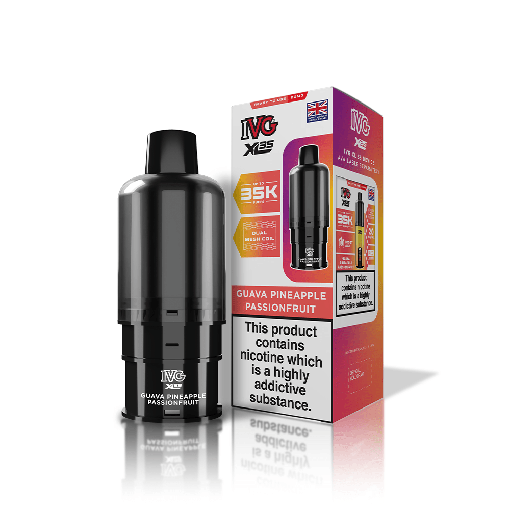 IVG XL35 Pods | £7 - Avalanche Vapes Guava Pineapple PassionfruitPODS