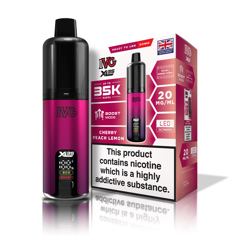 IVG XL35 Prefilled Kit | £10 - Avalanche Vapes Cherry Peach LemonKIT