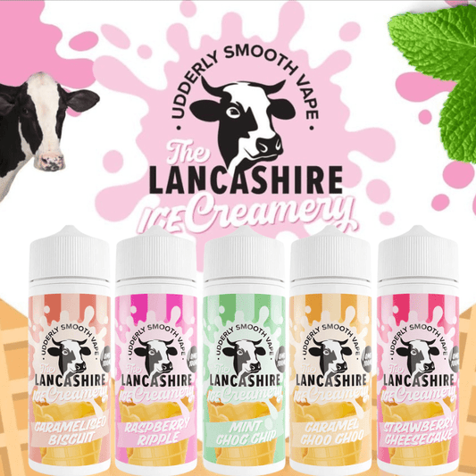 Lancashire Ice Creamery 70/30 | 100ml + 2 Nics | £10 - Avalanche Vapes Bourbon Custard