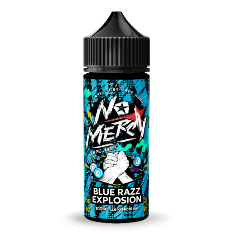 No Mercy 70/30 | 100ml + 2 Nics | £5 - Avalanche Vapes Blue Razz Ice