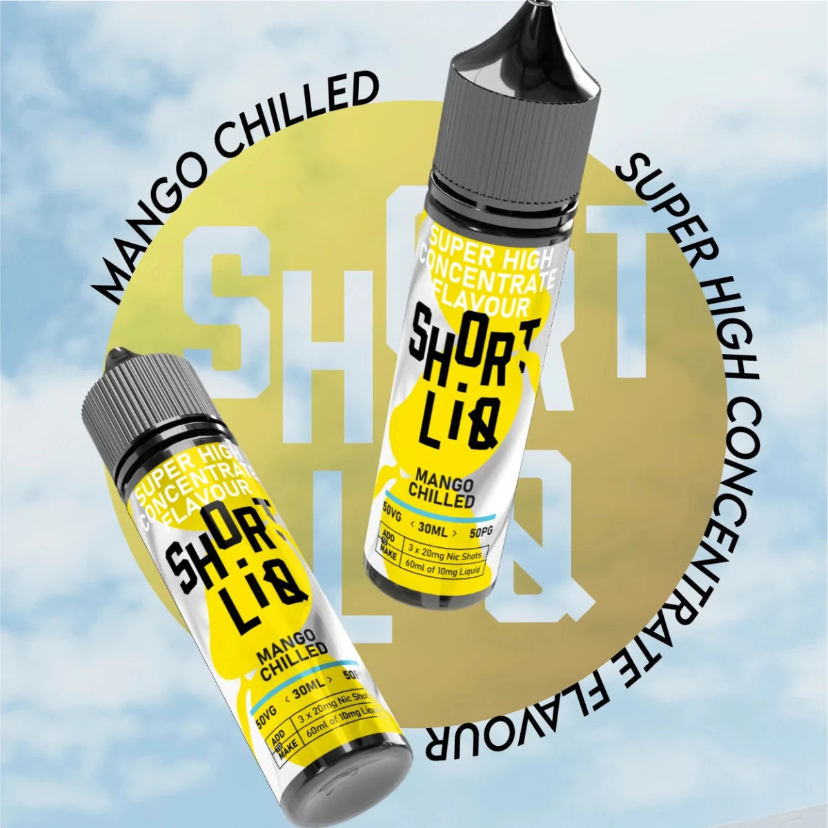 Short Liq Longfill + 3 Nic Salts | £5.50 - Avalanche Vapes Mango Chilled/ 9mg Inc 3 Salt Shots