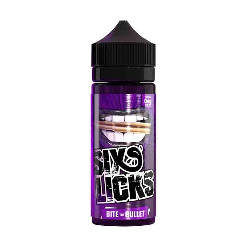 Six Licks 70/30 | 100ml + 2 Nics | £10 - Avalanche Vapes Bite the Bullet