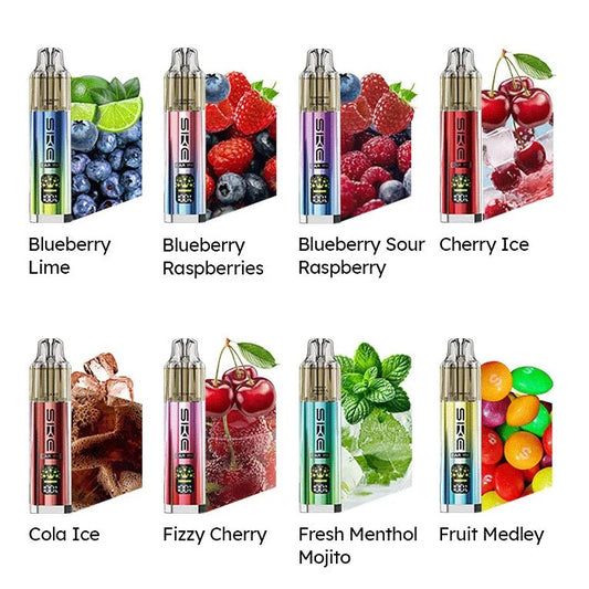 SKE Bar 15K Prefilled Kit | £8 - Avalanche Vapes Blueberry LimeKIT