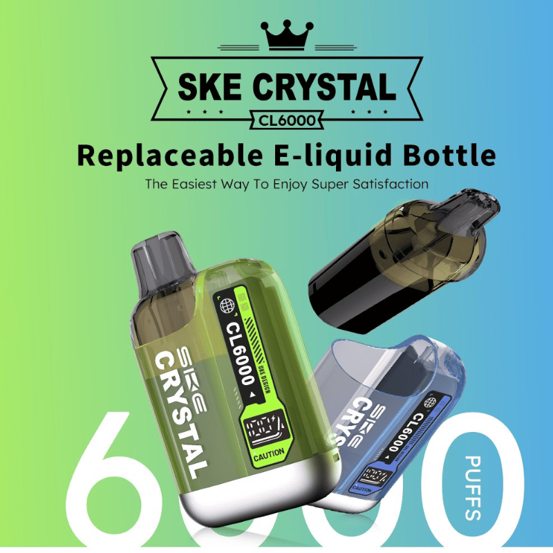 SKE Crystal CL6000 Prefilled Kit | £4 - Avalanche Vapes Blueberry RaspberryKIT