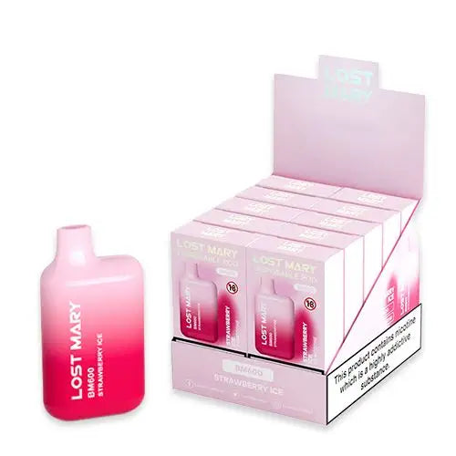 LOST MARY BM600 DISPOSABLE POD STRAWBERRY ICE 20mg