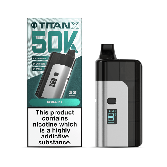 Titan X 50K Prefilled Kit | £10 - Avalanche Vapes Cool MintKIT