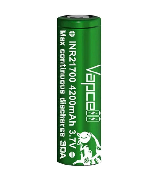 Vapcell 18650/ 21700 Rechargeable Battery £4 - Avalanche Vapes 21700 P42A