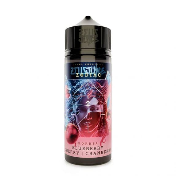 Zeus Zodiac 70/30 | 100ml + 2 Nics | £10 - Avalanche Vapes Blueberry Cherry Cranberry (Sophia)