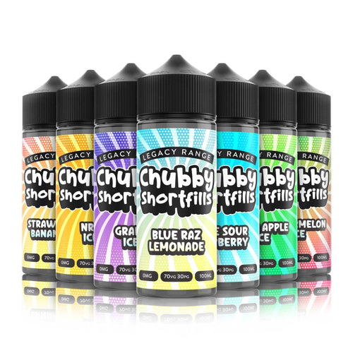 Chubby Legacy Range 100ml + 2 Nics £8
