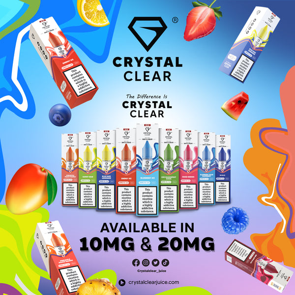 Crystal Clear Nic Salt | 10mg/20mg | 2 for 10ml Avalanche Vapes Crystal Clear Nic Salt | 10mg/20mg | 2 for 10ml Avalanche Vapes