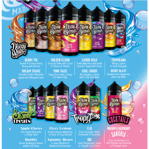 Doozy Legends 100ml + Nics Doozy Legends 100ml + Nics