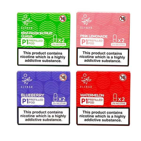 Elf Bar P1 Elfmate Prefilled PODS  (£3.99)
