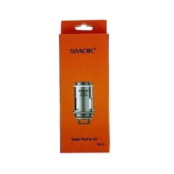 Smok Vape Pen 0.25 Ohm Coils | Pack of 5 | 0.25 | 10 Avalanche Vapes Smok Vape Pen 0.25 Ohm Coils | Pack of 5 | 0.25 | 10 Avalanche Vapes