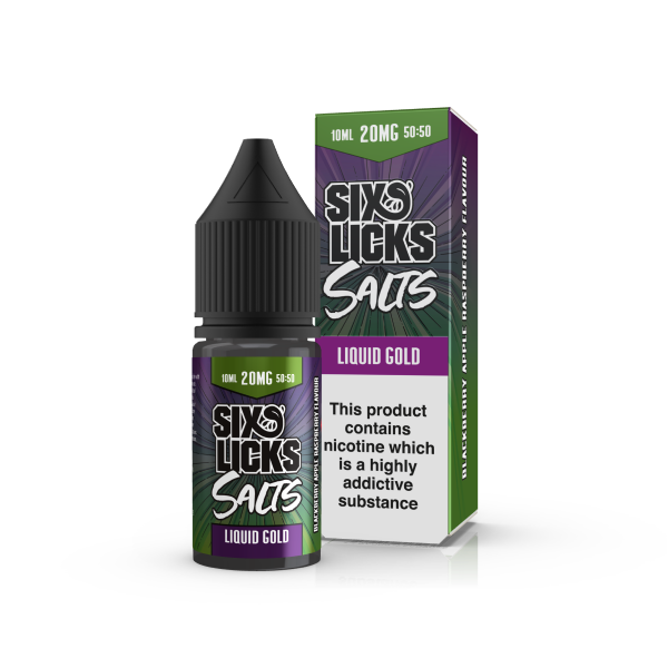 Six Licks SALTS   £2.25
