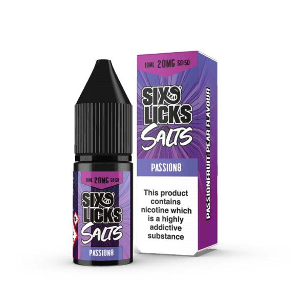 Six Licks SALTS   £2.25