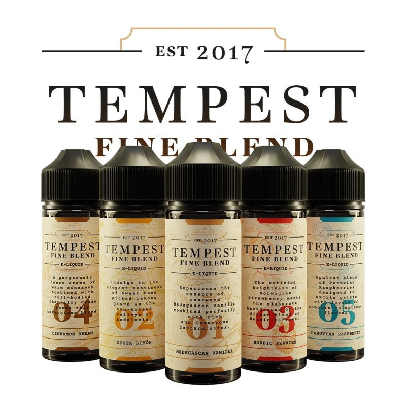 Tempest 100ml + 2 Nics £11