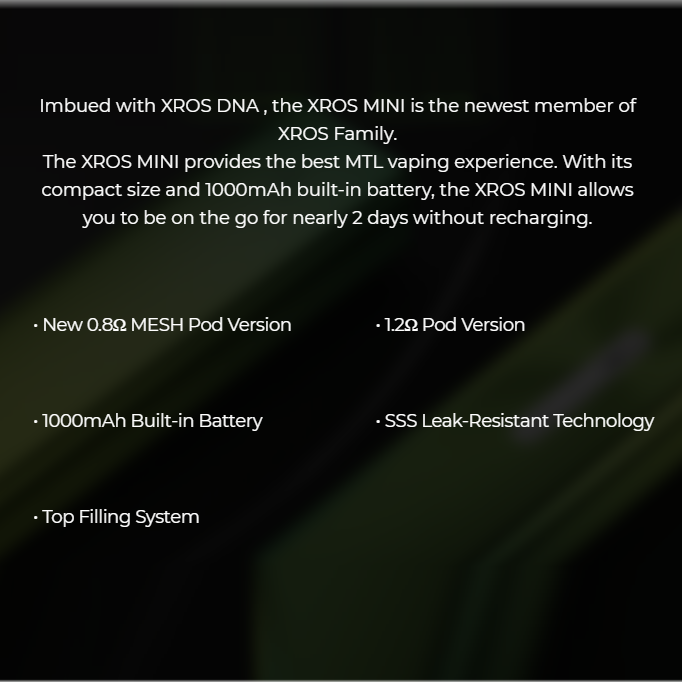 Vaporesso XROS Mini Pod Kit £14