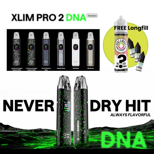 OXVA XLIM Pro 2 DNA Kit + FREE Longfill (£32)