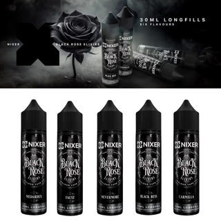 Black Rose Longfill + 3 Salts (£8)