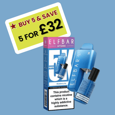 Elfbar AF5000 Disposable (5 for £32)