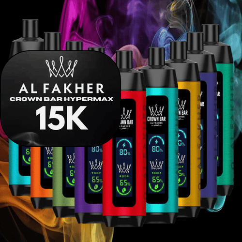 Al Fakher Crown Bar 15k Hyper Max Disposable (£9.99)