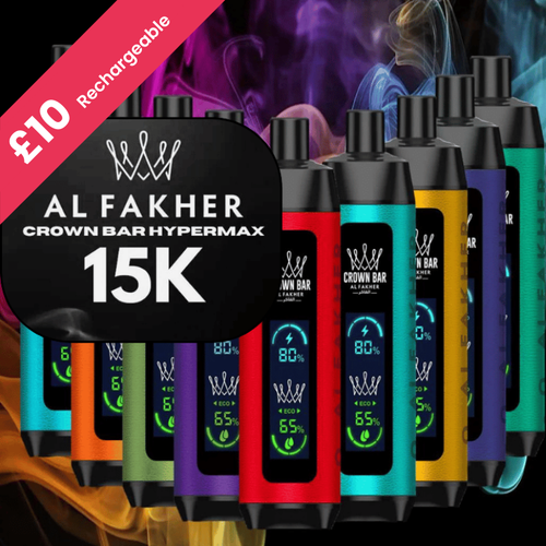 Al Fakher Crown Bar 15k Hyper Max Disposable (£10)