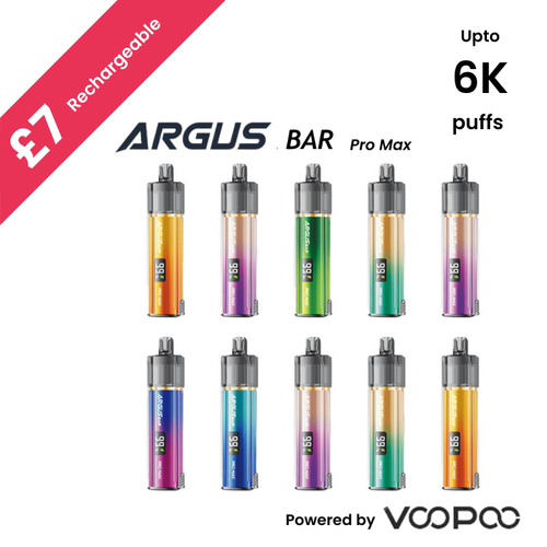 Argus Bar Pro Max Disposable by Voopoo £7