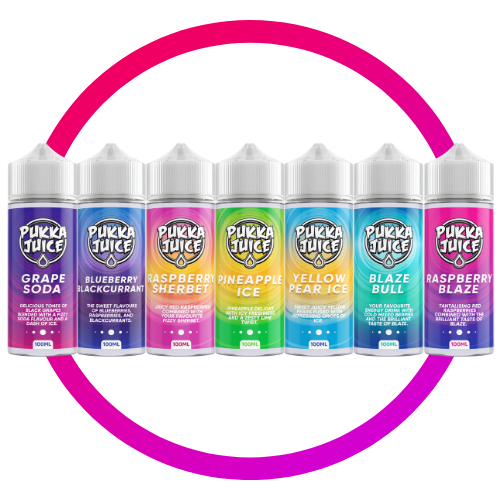 Pukka Juice 100ml + 2 Nics, inc new flavours £9