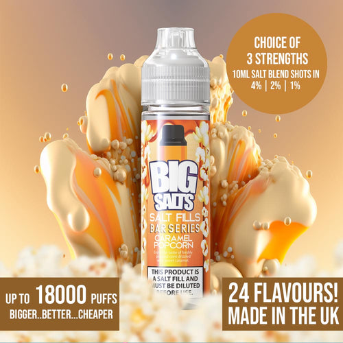 Big Salts 60ml Longfill + Salt shots (From £6.50)