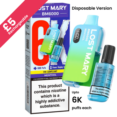 Lost Mary BM6000 6k Disposable (£5)