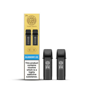 Gold Bar Reload Prefilled Pods | Box of 10 £20 | £3