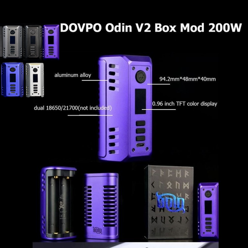 Odin V2 Box Mod by Dovpo x Vaperz Cloud £58