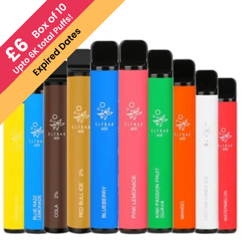 ElfBar 600 ( £6 for Box of 10)