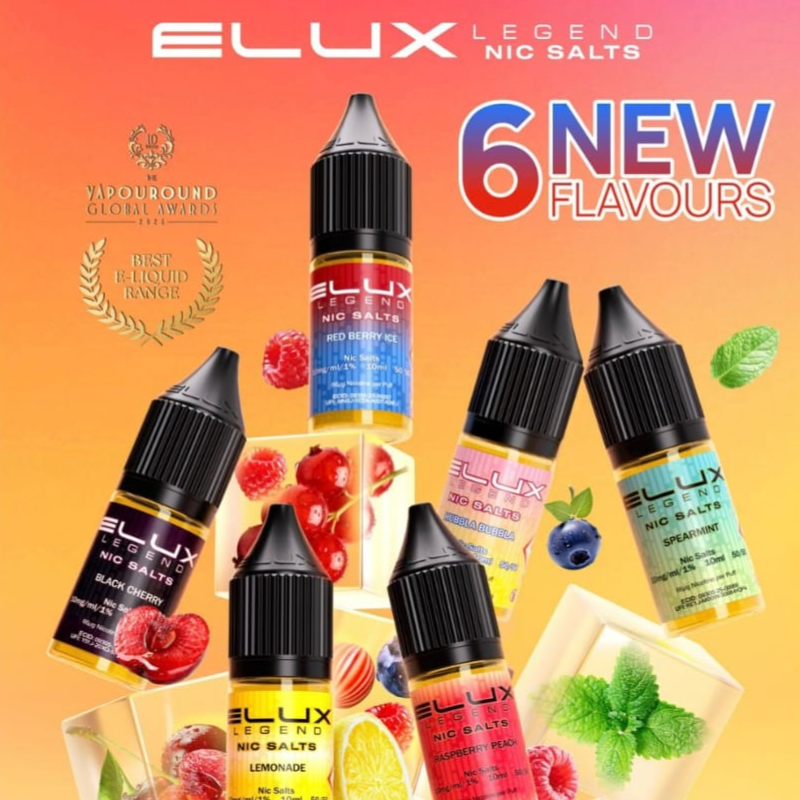 Elux Legend Nic Salt | 10mg/20mg | 1.80 Avalanche Vapes Elux Legend Nic Salt | 10mg/20mg | 1.80 Avalanche Vapes