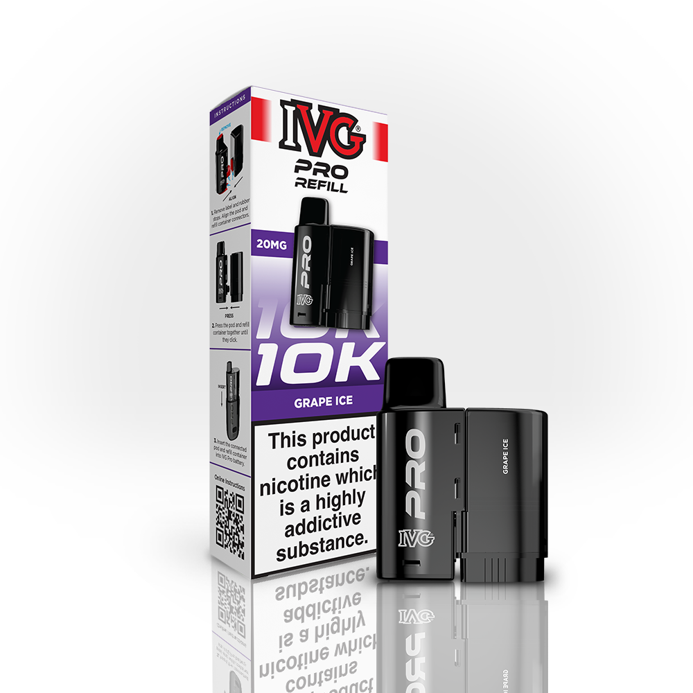 IVG Pro 12 Prefilled Pods Pack | 2% Nicotine | 5 Avalanche Vapes IVG Pro 12 Prefilled Pods Pack | 2% Nicotine | 5 Avalanche Vapes