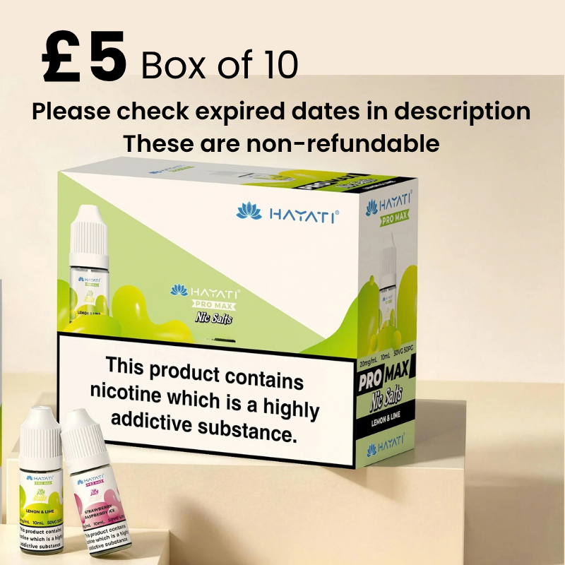 Hayati Pro Max Nic Salt (expired) | 10 for £5