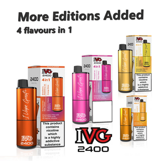 IVG 2400 4 in 1  disposable £9 (or 5 for £39)
